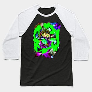 Abstract Flowers By LowEndGraphics Baseball T-Shirt